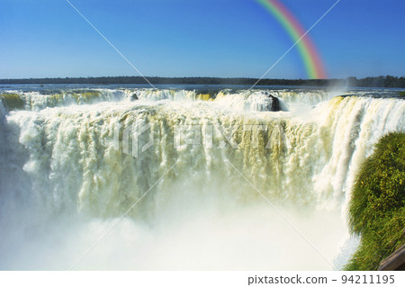 View of Iguazu Falls from the Paraguayan side 94211195