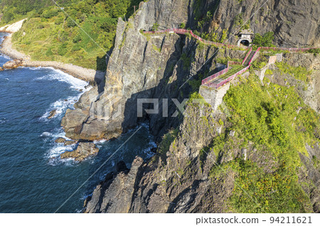 Aerial view of Otaru Otamoi coast Aerial view of Otaru Otamoi coast 94211621