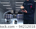 Cat robot for industry 4.0 3d render communication to people cybernetic manufacturing connection in factory automate in car dealership automation futuristic future cat toy intelligence 3d render 94212018