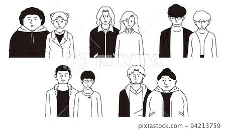 情侶、兄妹兼用人套裝 情侶、兄妹兼用人套裝 94213759