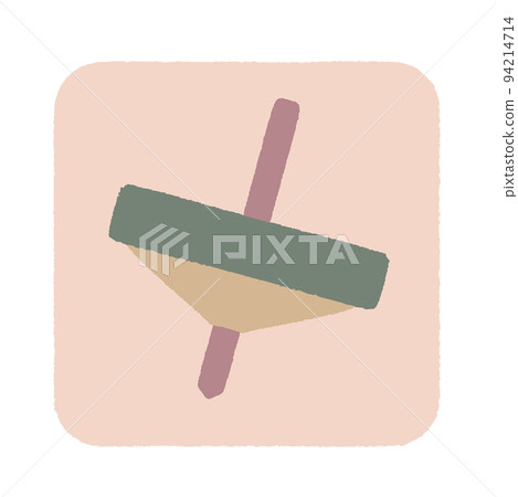 在粉紅色背景上繪製的頂部插圖 94214714