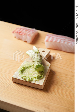 Wasabi grated with shark skin Wasabi grated with shark skin 94214919