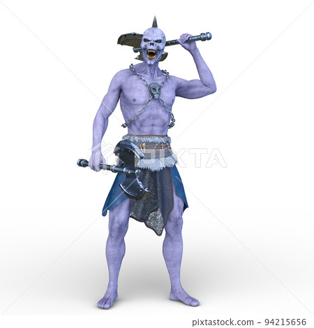 Monster with an ax 94215656