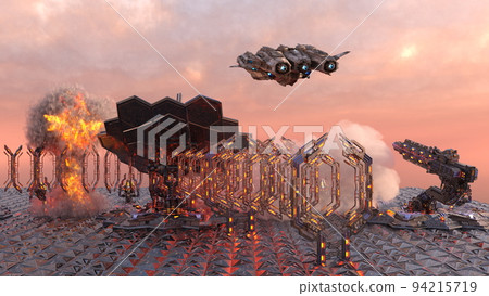 Planetary exploration base Planetary exploration base 94215719