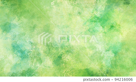 Green watercolor paint background. Simple abstract background material. 94216006