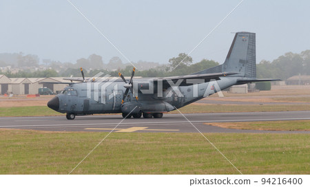French Air Force C-160NG Transart transport plane landing French Air Force C-160NG Transart transport plane landing 94216400