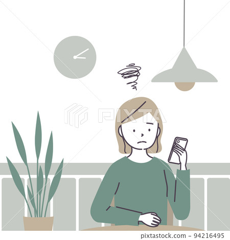 一個女人在一家咖啡館見面 一個女人在一家咖啡館見面 94216495