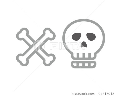Illustration of a skull mark 94217012
