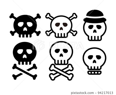Illustration of a skull mark 94217013