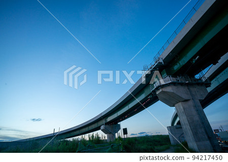 京都府城陽市新名神高速公路施工現場 京都府城陽市新名神高速公路施工現場 94217450