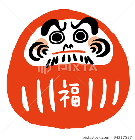 Daruma illustration material 94217557