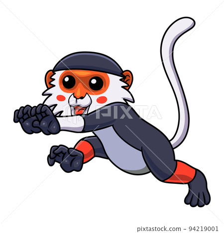 cartoon, monkey, vector 94219001