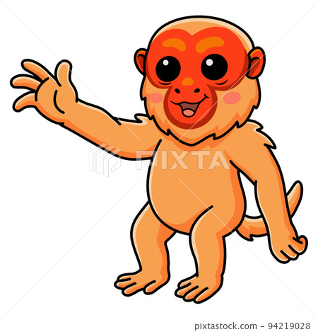 cartoon, monkey, vector 94219028