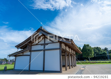 Meiwa Town, Mie Prefecture Nishiwakiden and autumn sky in the restored Saiku Heian no Mori 94219281