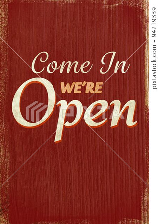 Vintage open sign Vintage open sign 94219339