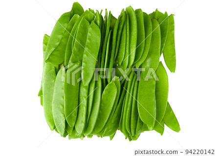 Overhead view of bunch of green peas Overhead view of bunch of green peas 94220142