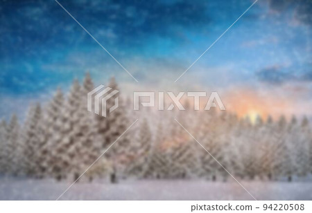 Blurred winter scene Blurred winter scene 94220508