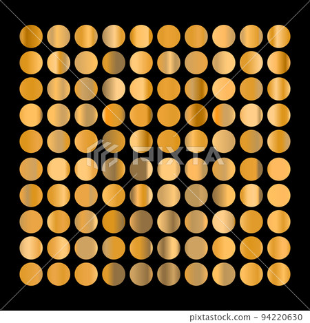 Metalic gradient collection with shiny gold - Stock Illustration  [94220630] - PIXTA