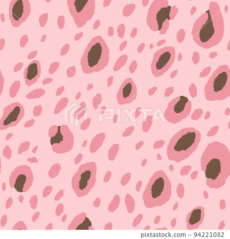 Abstract modern leopard seamless pattern. Animals trendy background. Color decorative vector stock illustration for print, card, postcard, fabric, textile. Modern ornament of stylized skin Abstract modern leopard seamless pattern. Animals trendy background. Color decorative vector stock illustration for print, card, postcard, fabric, textile. Modern ornament of stylized skin 94221082