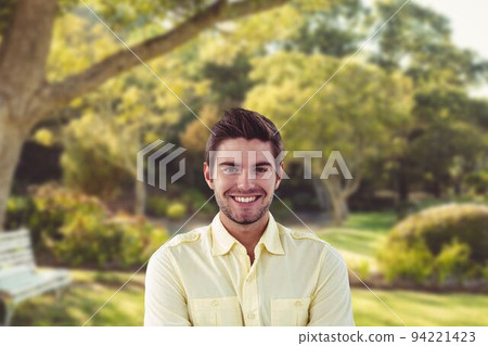 Portrait of cheerful man Portrait of cheerful man 94221423