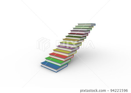 Steps made from books Steps made from books 94221596