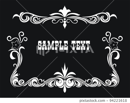 silent movie intertitle vector illustration 94221618