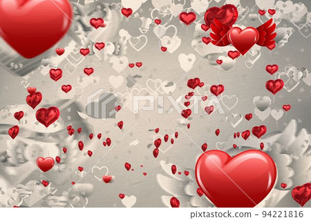 Love heart pattern Love heart pattern 94221816
