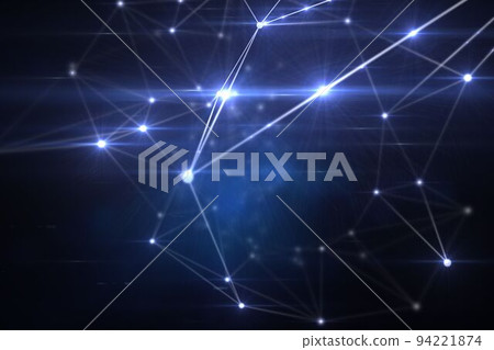 Lines on glowing background 94221874