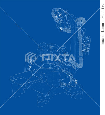Industrial robot manipulator. Industrial robot manipulator. 94222150