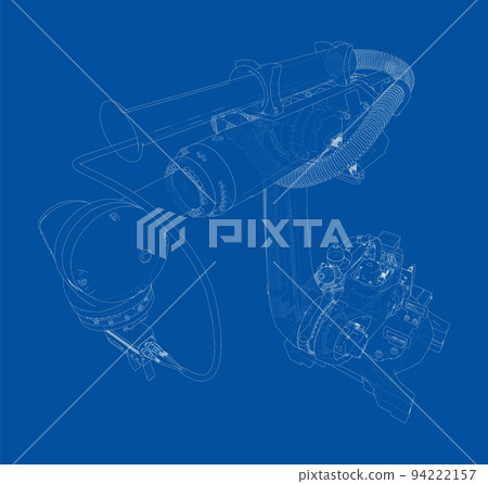 Industrial robot manipulator. Industrial robot manipulator. 94222157