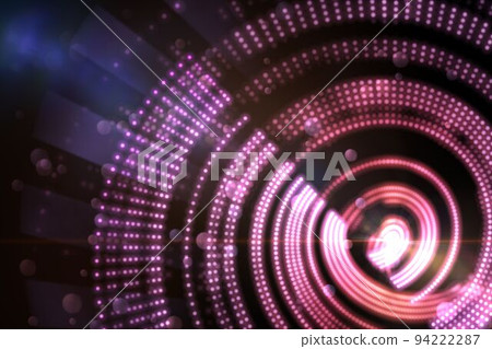 Digitally generated spiral light design 94222287