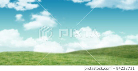 Panoramic shot of green landscape 94222731