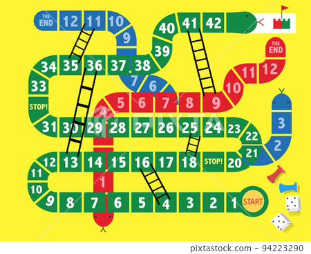 Frame of board game ,Funny frame,snake games,Vector illustrations. Frame of board game ,Funny frame,snake games,Vector illustrations. 94223290