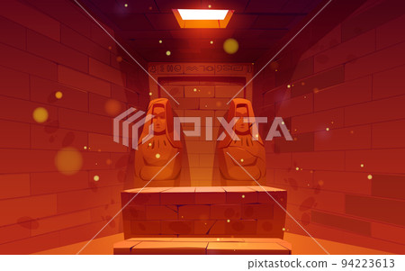 Ancient Egyptian pyramid inside Ancient Egyptian pyramid inside 94223613