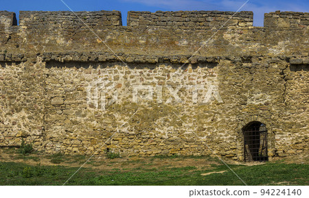 the wall of the Akkerman fortress in Bilhorod-Dnistrovsky, Ukraine the wall of the Akkerman fortress in Bilhorod-Dnistrovsky, Ukraine 94224140