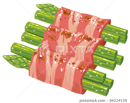 Bacon winding of asparagus 94224539