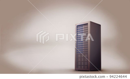Digitally generated server tower 94224644