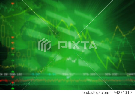 Arrow symbols and graph Arrow symbols and graph 94225319