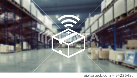 Logistics warehouse and electronic tag image RFID 94226453