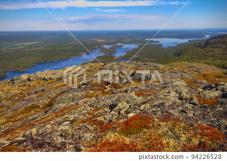 Mountain tundra in Lapland 94226528