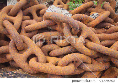 anchor chain from a huge ship anchor chain from a huge ship 94226808