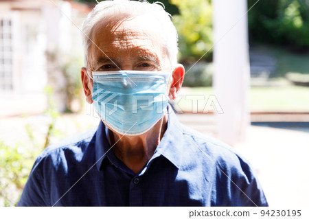 Portrait of senior caucasian man spending time at home Portrait of senior caucasian man spending time at home 94230195