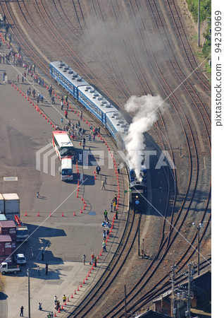 敦賀港線 敦賀～敦賀港 JR West C56-160（梅小路）+Series 12（宮原）SL 敦賀 Kirameki 94230969