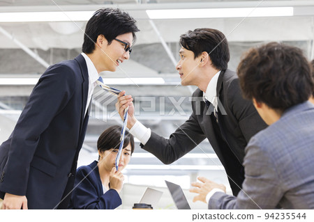 A furious businessman 94235544