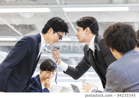 A furious businessman 94235545