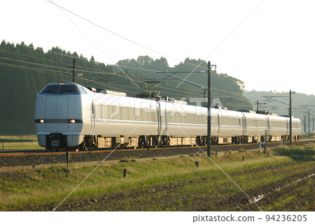 Hokuriku Main Line Ushinotani-Daishoji JR West 681 series T03 formation (Kanazawa) Thunderbird 94236205