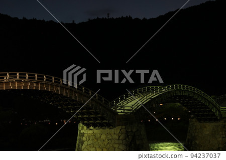 Yamaguchi Prefecture sightseeing Kintai Bridge! Yokoyama, Iwakuni City Summer in Japan Kintaikyo Bridge 94237037