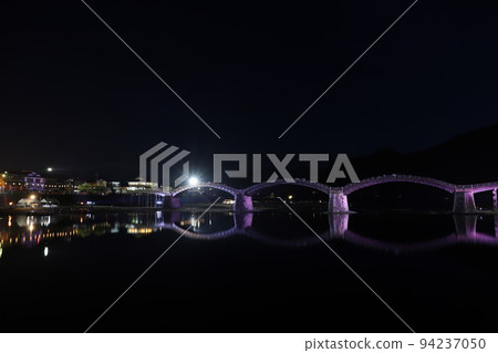 Yamaguchi Prefecture sightseeing Kintai Bridge! Yokoyama, Iwakuni City Summer in Japan Kintaikyo Bridge 94237050