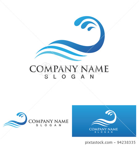water wave logo design template water wave logo design template 94238335