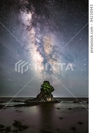 上升的銀河系和神戶天島 上升的銀河系和神戶天島 94238943